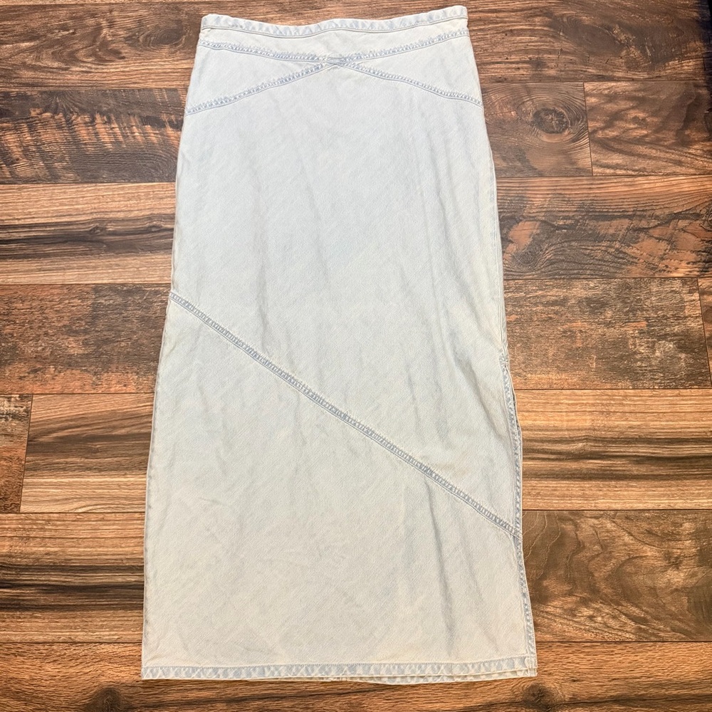 Free People Muse moment mid-rise maxi/midi skirt size 12 - Picture 16 of 16